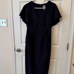 Elegant ASOS Navy Blue Dress